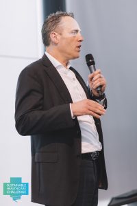Gérard Klop, partner Vintura, in actie tijdens SHC Challenge en congres juni 2016